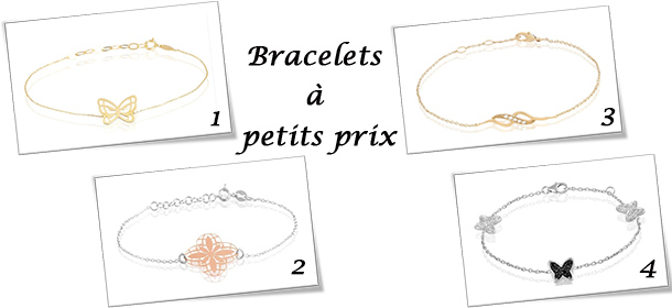 bracelets à petits prix cadeau saint valentin