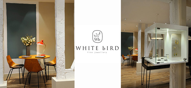 boutique white bird