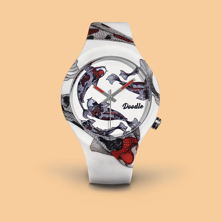 KOI CARP RED DOODLE WATCH