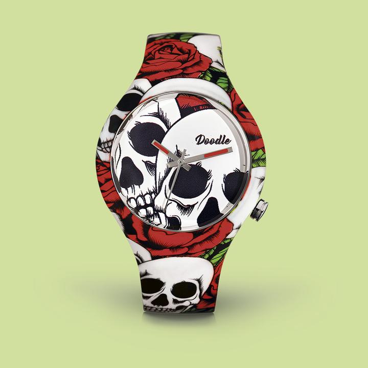 SKULLS DOODLE WATCH