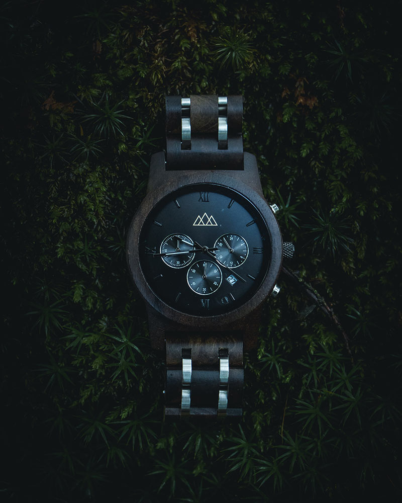 montre en bois