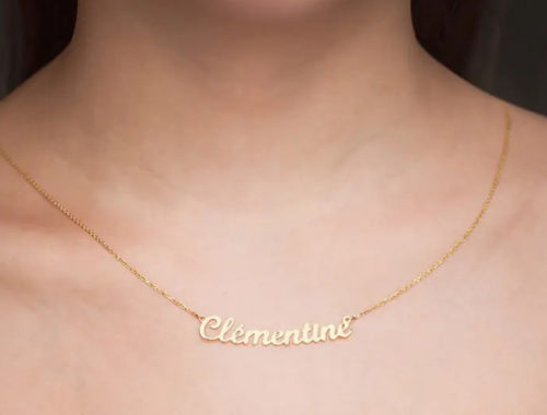 collier prenom