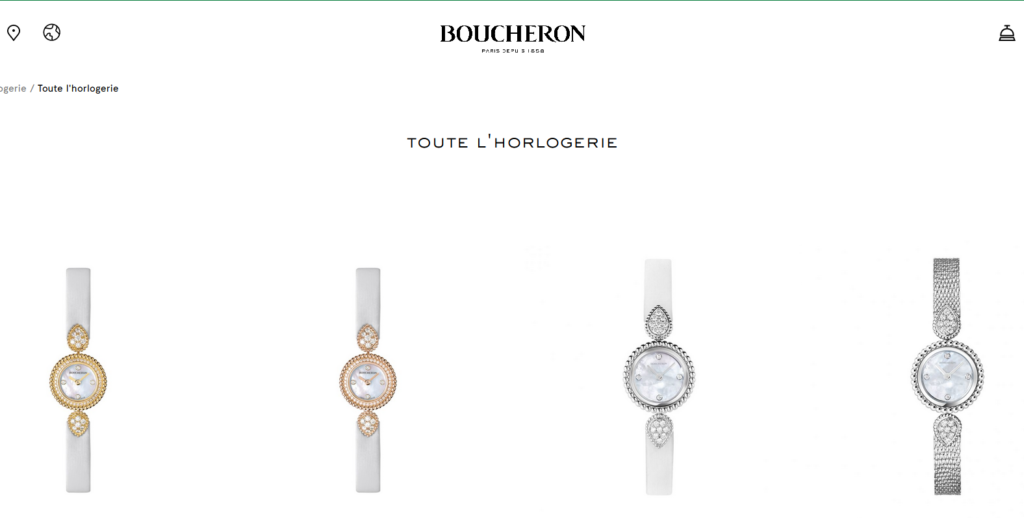 boucheron horlogerie