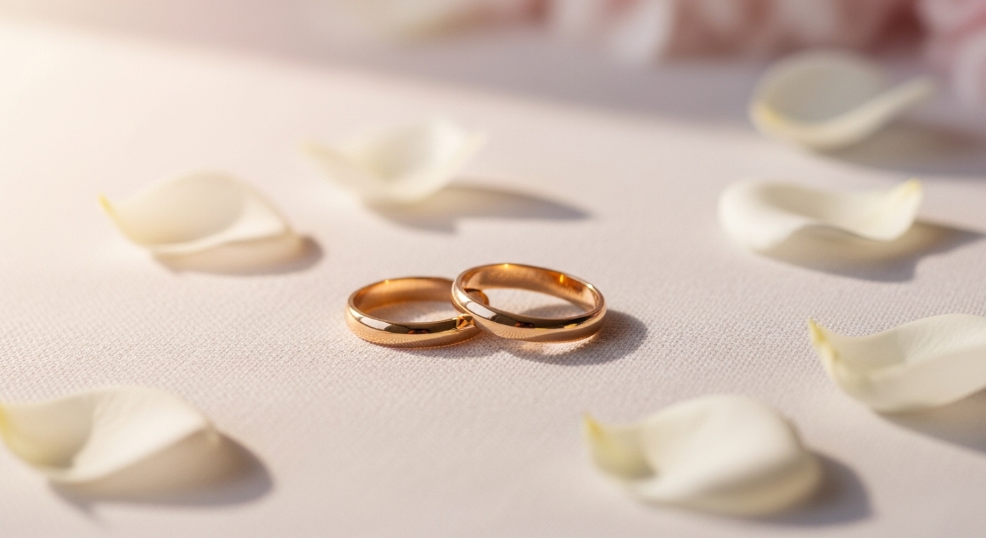 Alliance peau sensible - ambiance mariage